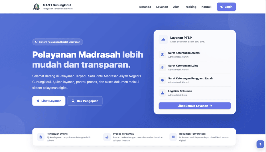 Aplikasi PTSP Online